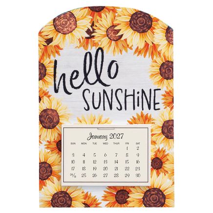 Hello Sunshine Mini Magnetic Calendar-378621