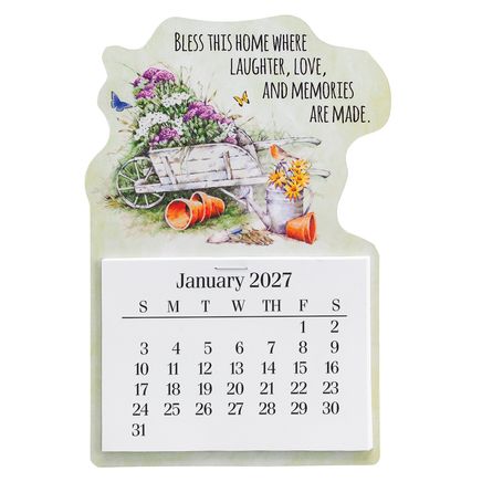 Bountiful Garden Large Magnetic Calendar-378622