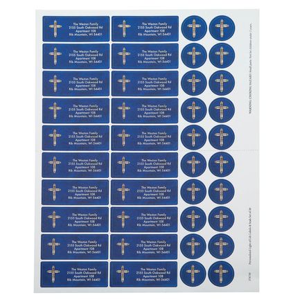 Personalized Light of Life Labels & Seals, Set of 20-378739