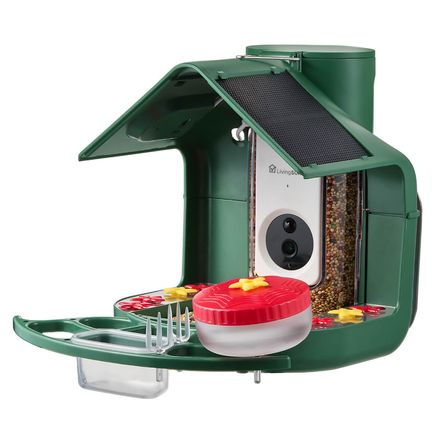 2-In-1 Smart Video Birdfeeder by LivingSURE™-378760