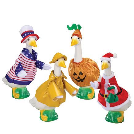 View product details for Desktop Goose Outfits by Gaggleville®, Set of 4