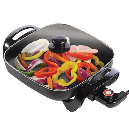 Brentwood 12" Electric Skillet Black-378959