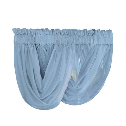 2-Piece Sheer Scoop Valance Set-379532