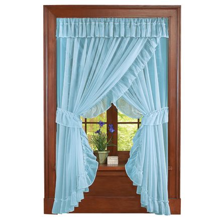 Isabella Ruffled Curtain Set-379535