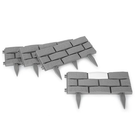 4-Piece Solar Garden Border Set-379546