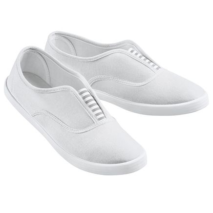 Striped Slip-On Sneakers-379555