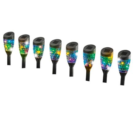 8 Solar Multicolor Light Stakes-379565