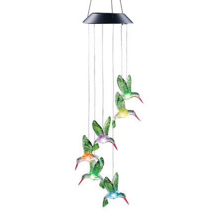 Solar Color Changing Hummingbird-379619