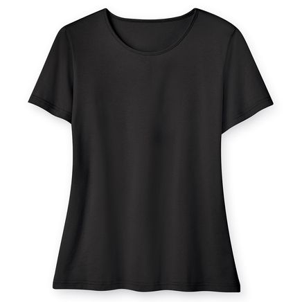 Soft Knit Crew Neck Tee-379628