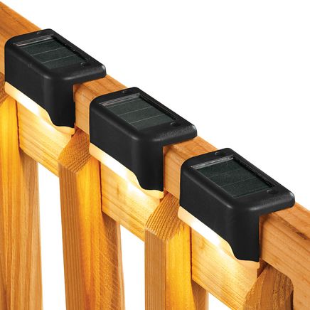 Set of 3 Solar Fence Lights-379636