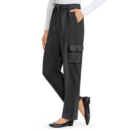 Double Cargo Pocket Pants-379658