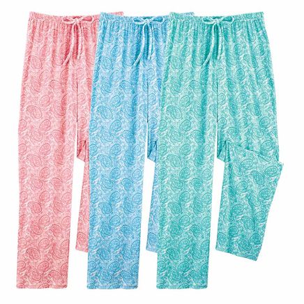 Super Soft Women's Pajama Pants, Set of 3-379659