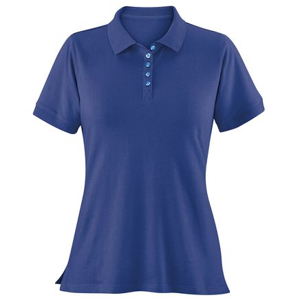Ladies Soft Knit Polo-379723