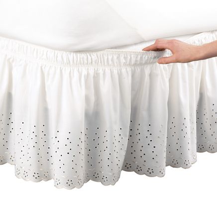 Eyelet Bed Ruffle-379785