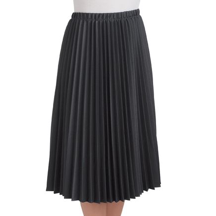 Pleated Midi Skirt-379810