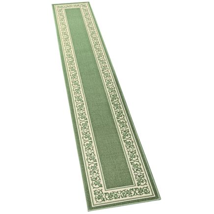 View product details for Floral Border Extra Long Rug