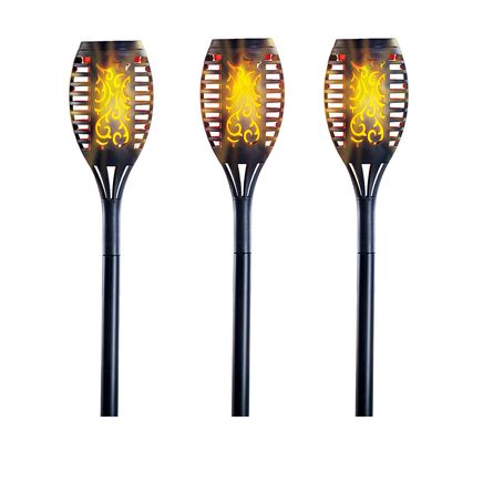 Solar Dancing Flame Stakes, Set of 3-379831