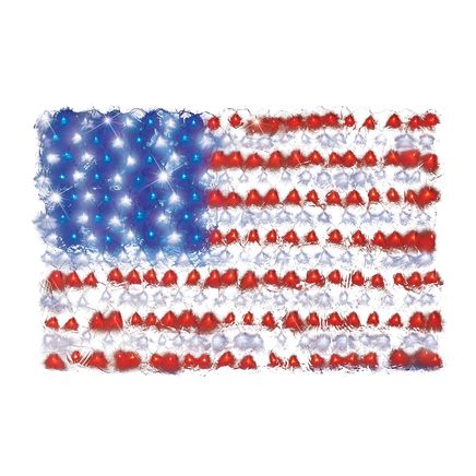 American Net Lighted Flag-379860