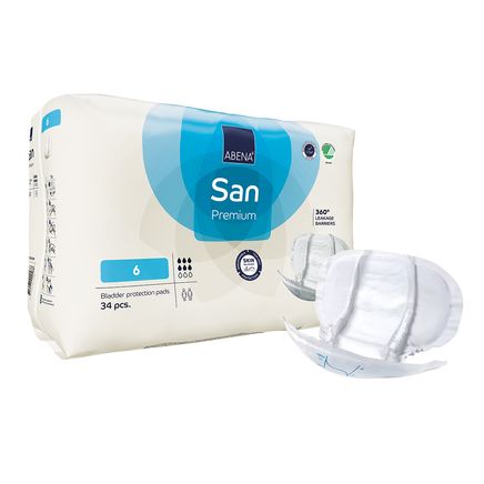 Abena Sani Bladder Control Pads 54 Oz., Package-379955