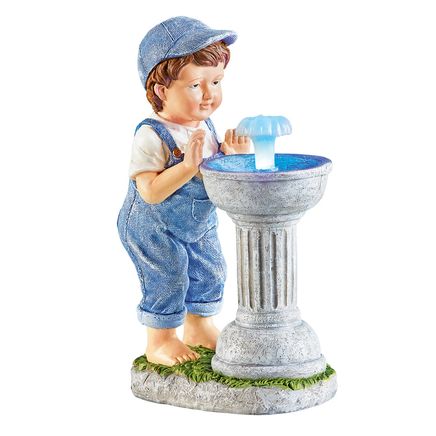 Boy with Solar Fountain-379975