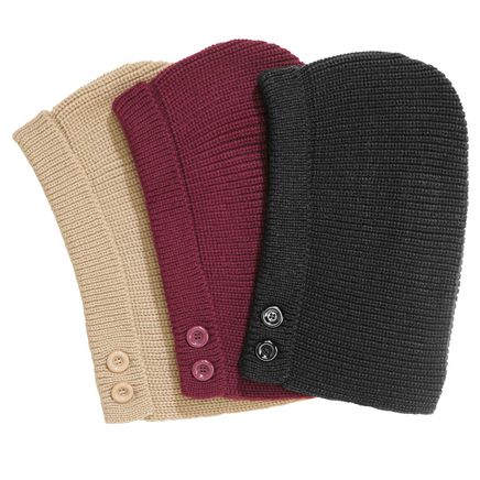 View product details for Button Knit Hood