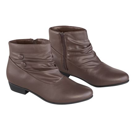 Extra-Wide Short Scrunch Boots-380004