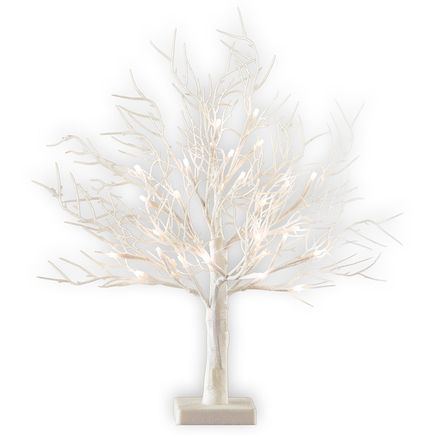 Lighted Frosted White Tree-380050