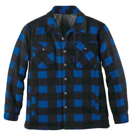 Men's Insulated Plaid Jacket-380063