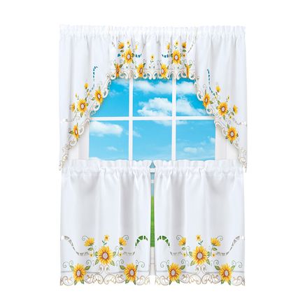 Sunflower Border Curtains-380114