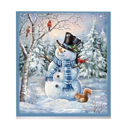 Winter Snowman Dishwasher Magnet-380131
