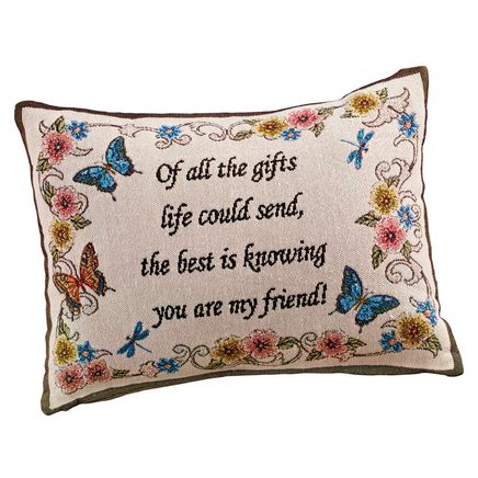 My Friend Tapestry Pillow-380178