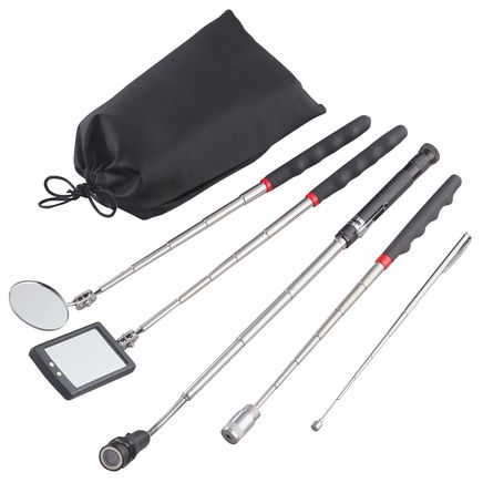 View product details for 5-Piece Telescopic Magnetic Pickup Tool Kit by LivingSURE™