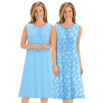 Paisley Pack Nightgowns, Set of 2-380223