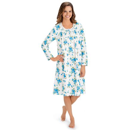 View product details for Long-Sleeve Flannel Nightgown
