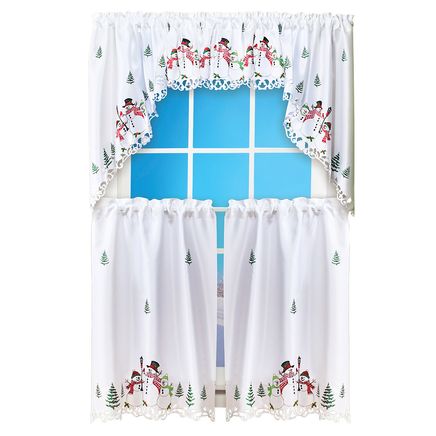 Snowman Family Curtains-380251