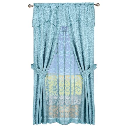 Insulated Scroll Curtain Set-380290