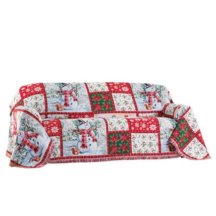 Snowman Tapestry Furniture Throw-380335