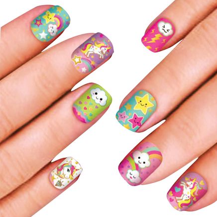 Unicorn Glow-In-The-Dark Nail Kit-380366