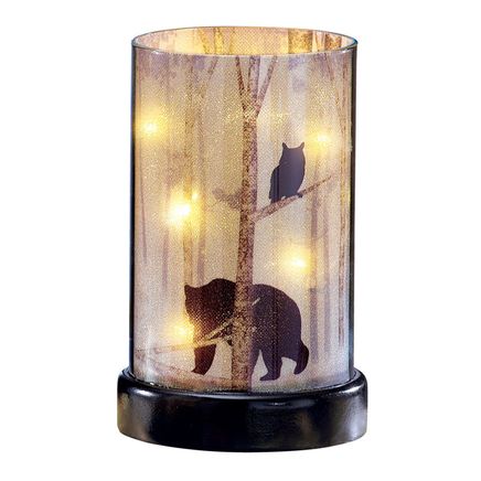 Lighted Northwoods Hurricane Lantern-380369