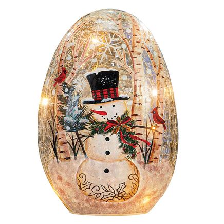 Lighted Snowman Egg-380405