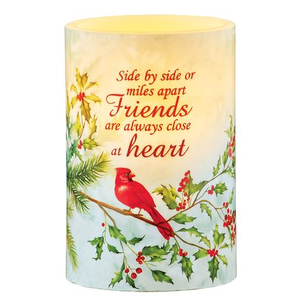 LED Cardinal Friend Candle-380424