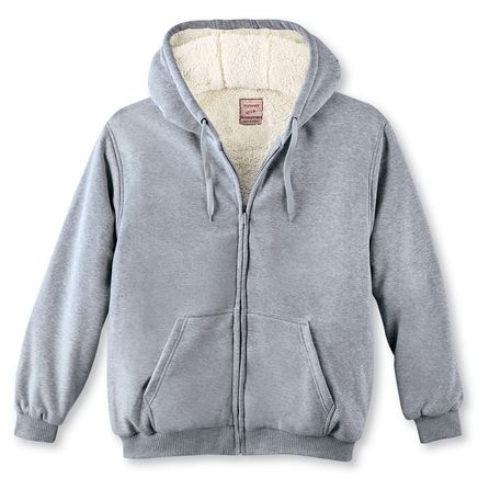 Sherpa-Lined Hoodie-380452