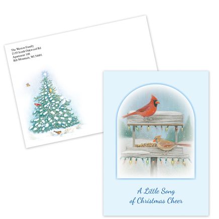 View product details for Personalized Song of the Season Cards By Holiday Peak™, Set of 20