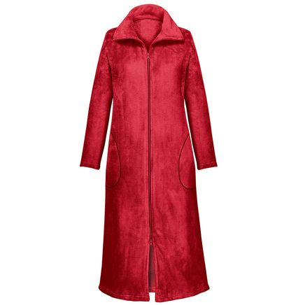Cozy Plush Zip-Front Robe-380496