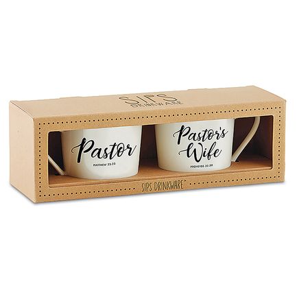 2-Piece Pastor & Pastor Wife Mug Set-380498
