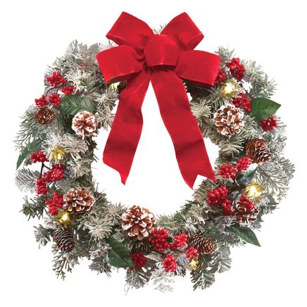 Frosted Pine Wreath-380534