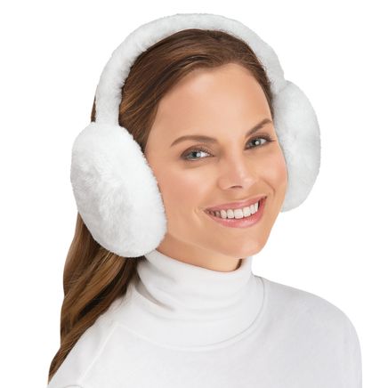 View product details for Plush Faux Fur Ear Muffs