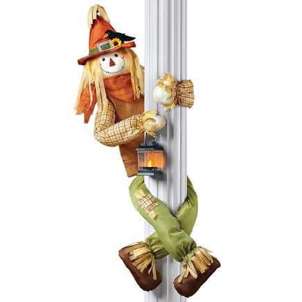 Boy Scarecrow Hugger With Lantern-380581