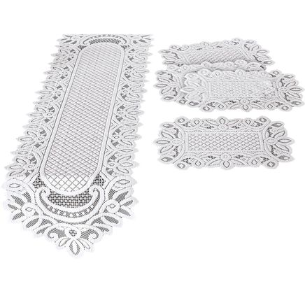 View product details for 5-Piece Lace Table Linen Set