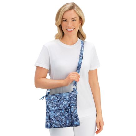 Quilted Multi-Pocket Handbag-380618